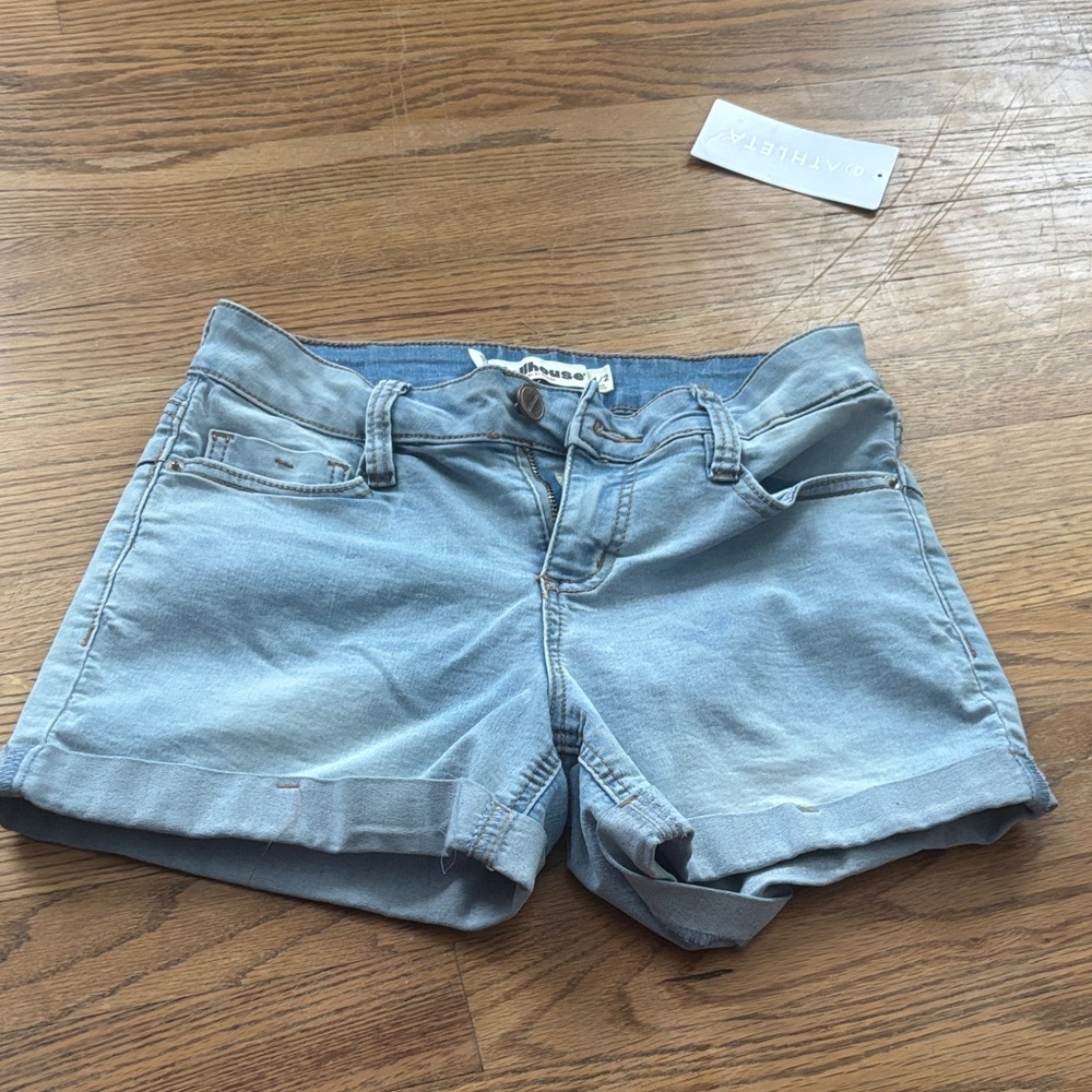 Dollhouse Sky Blue Denim Shorts